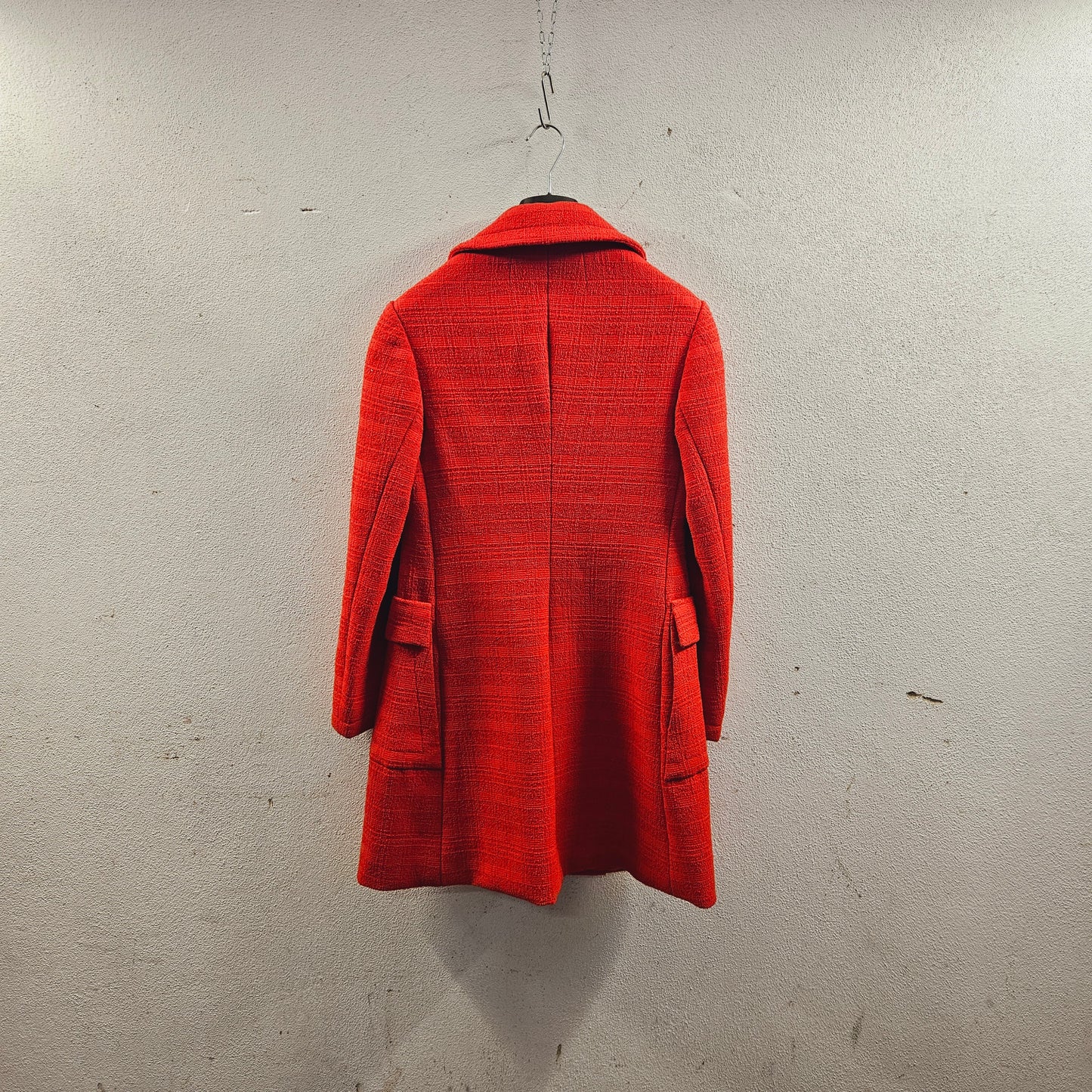Cappotto sartoriale rosso vintage – Taglia 40