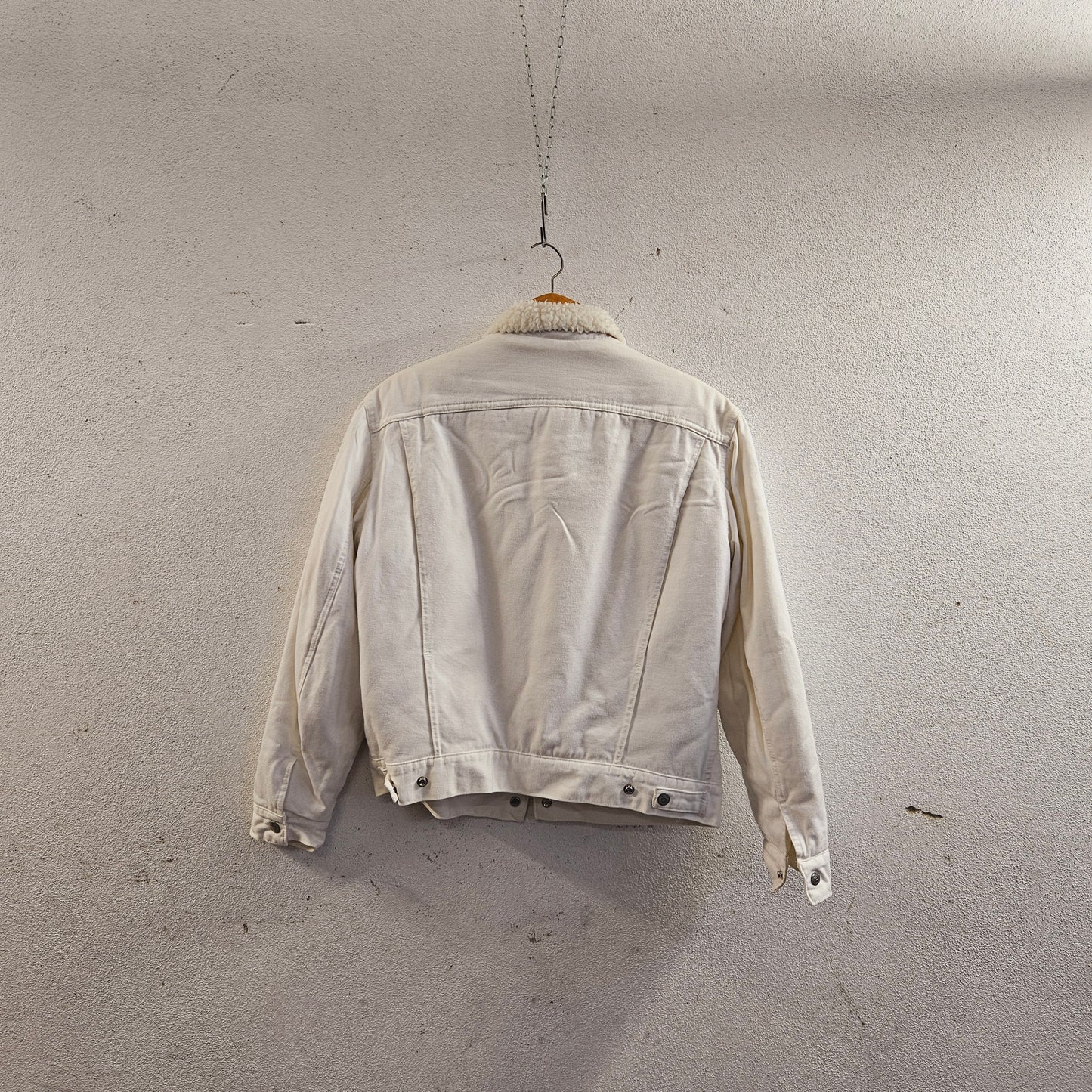 Giacca vintage Rifle in denim bianco - Taglia 50