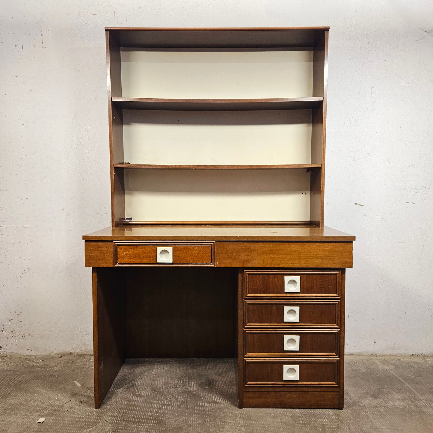 Scrivania con Libreria Vintage Anni '70