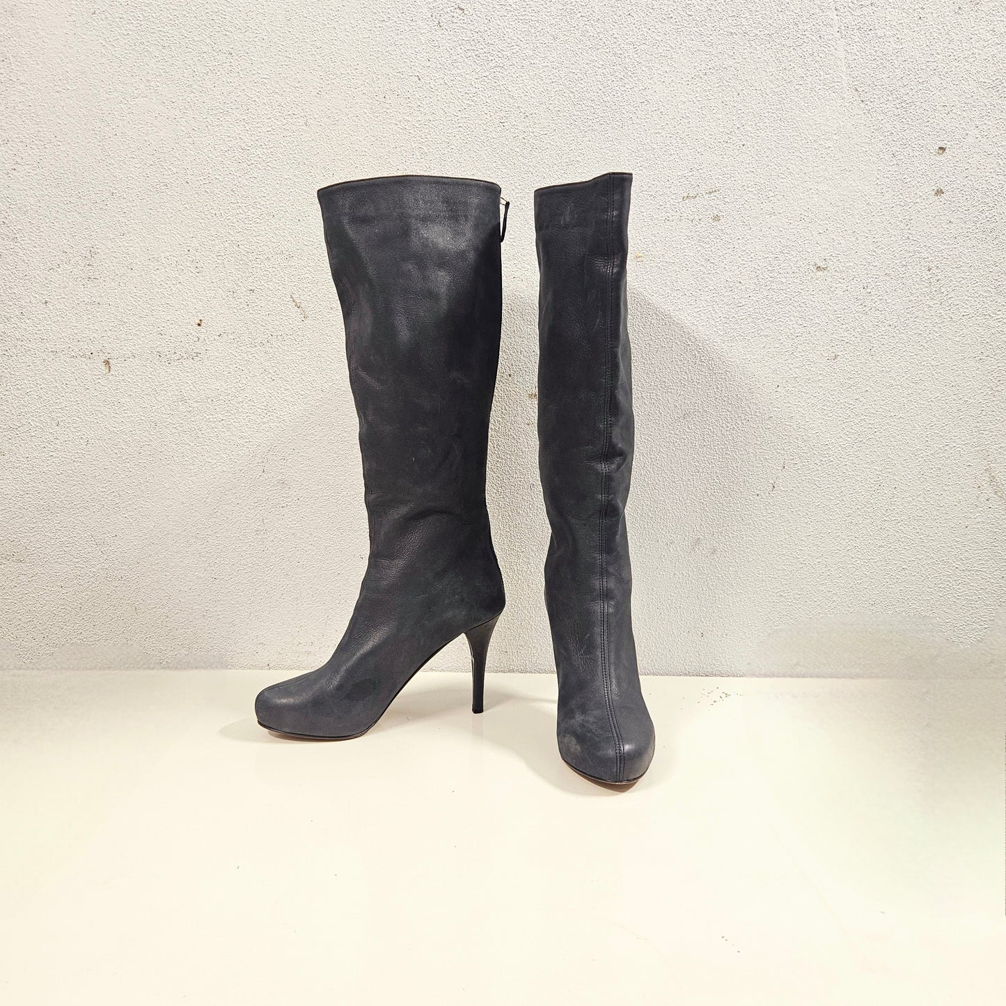 Stivali alti donna tacco a spillo Furla Vintage Anni '90 - Taglia 36