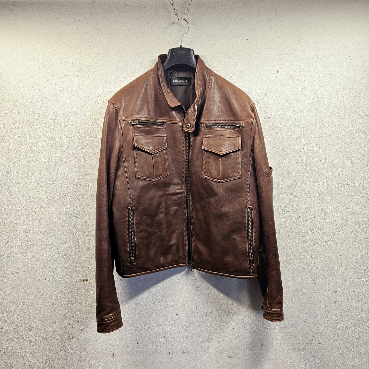 Giacca Bruno Magli in pelle (T. 52)