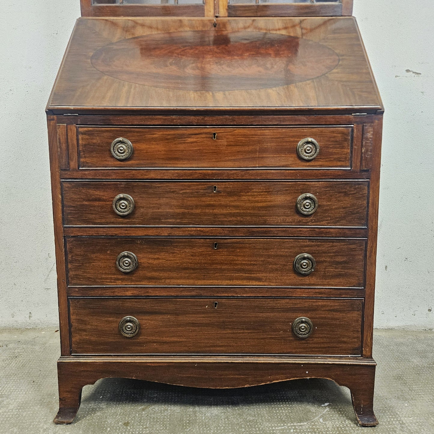 Credenza secretaire in mogano
