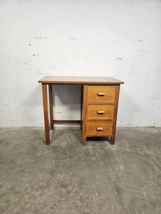 Scrivania Vintage in Legno anni '50