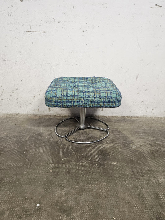 Pouf Poggiapiedi Vintage Anni '70