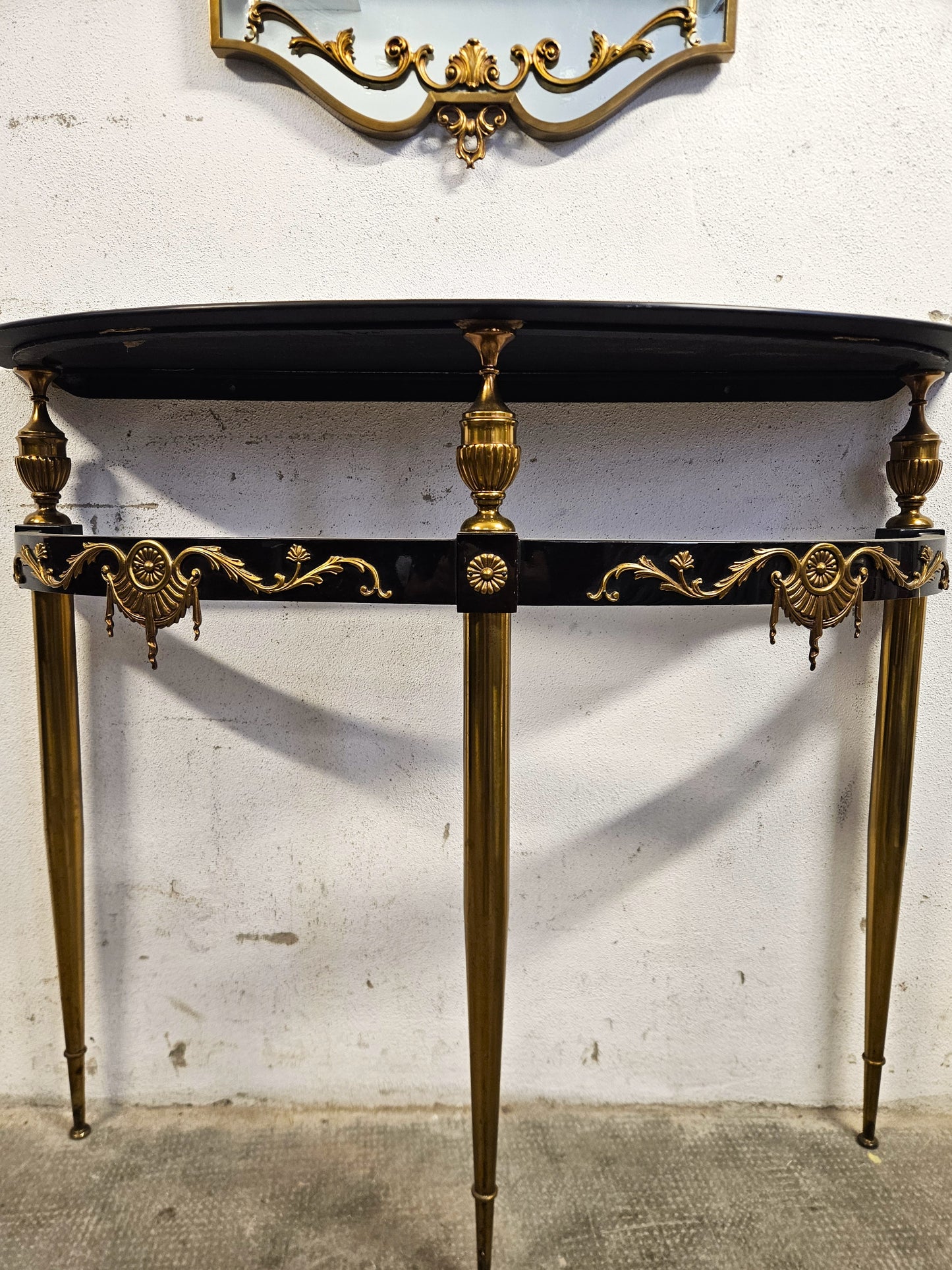 Set Console e Specchiera Vintage Stile Impero