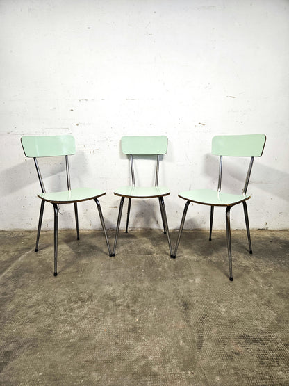 Tris di Sedie Vintage Mid-Century Anni '50