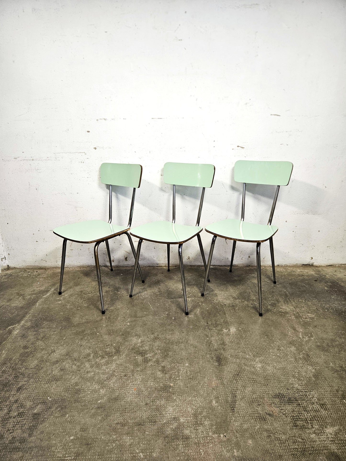 Tris di Sedie Vintage Mid-Century Anni '50