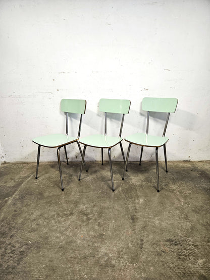 Tris di Sedie Vintage Mid-Century Anni '50