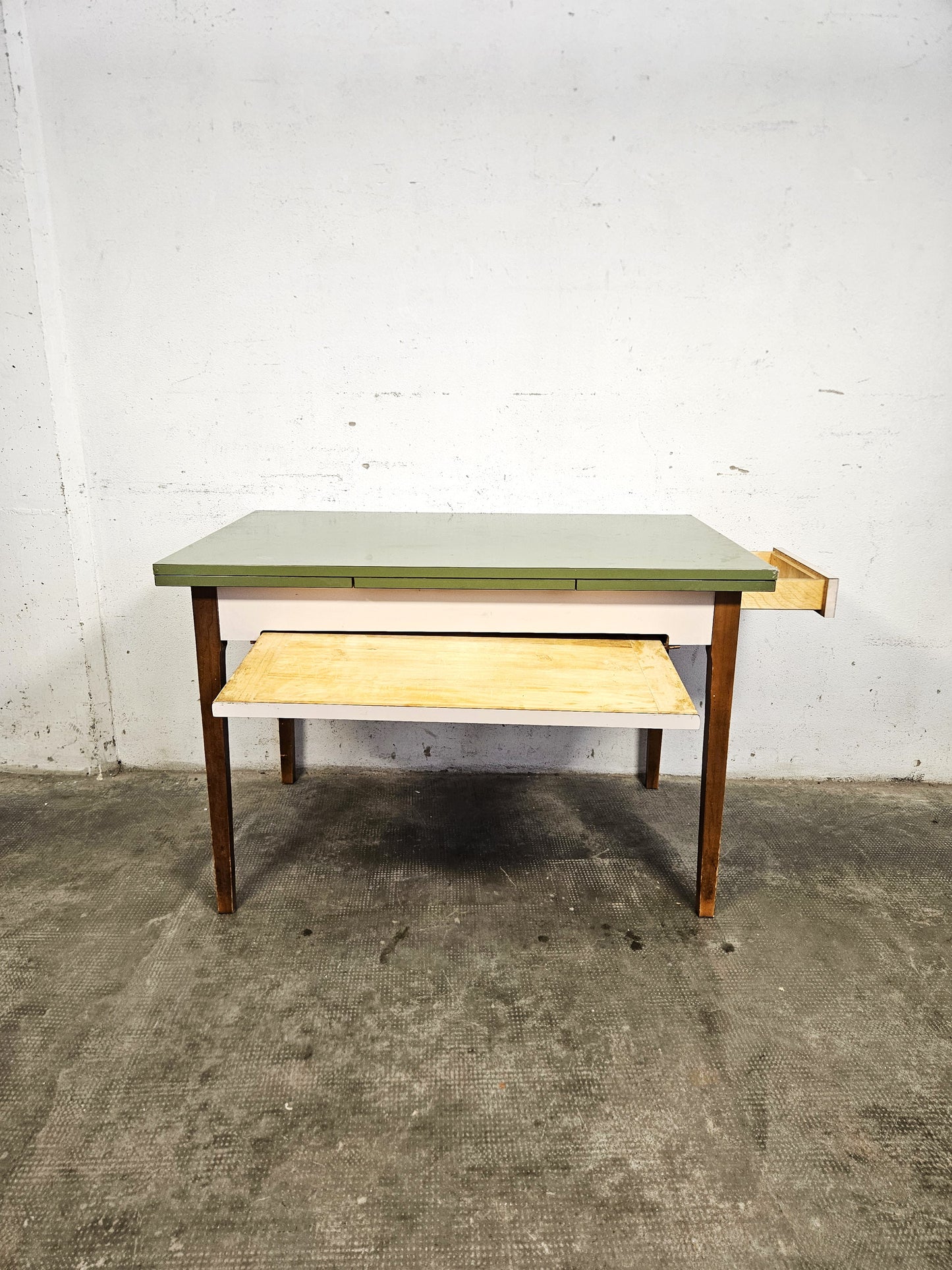 Tavolo da Cucina Vintage Anni '50 Allungabile in Formica