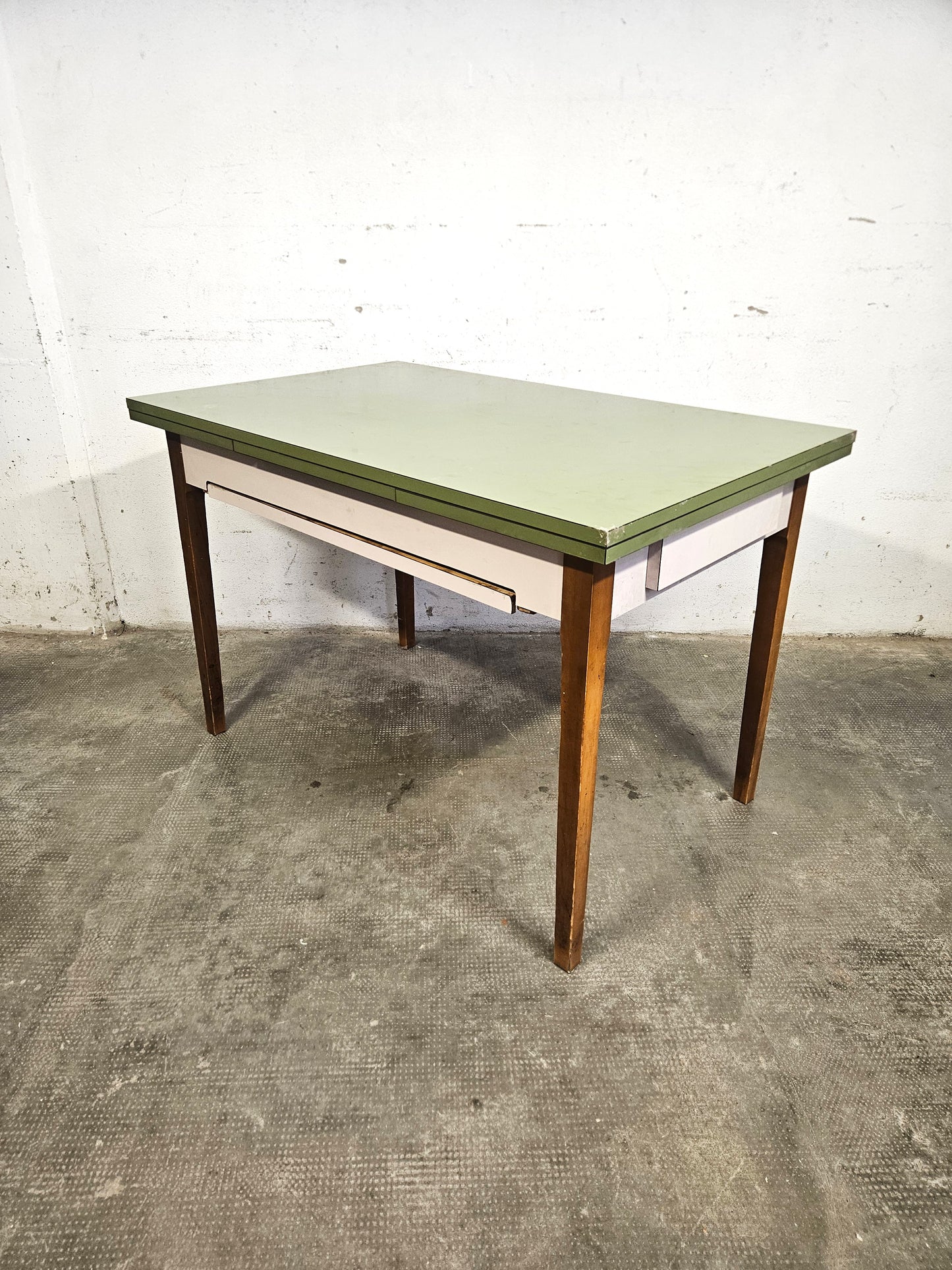 Tavolo da Cucina Vintage Anni '50 Allungabile in Formica