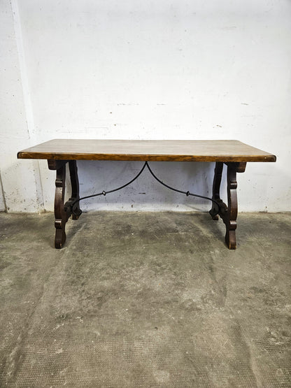 Tavolo Fratino Antico in Legno Massello