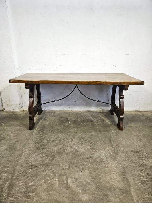Tavolo Fratino Antico in Legno Massello