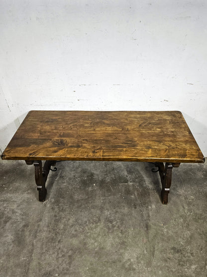 Tavolo Fratino Antico in Legno Massello