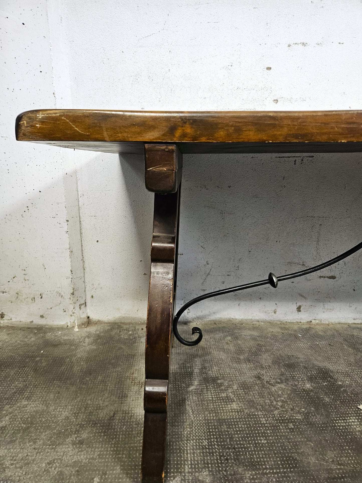 Tavolo Fratino Antico in Legno Massello