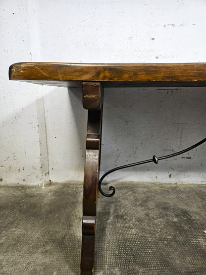 Tavolo Fratino Antico in Legno Massello