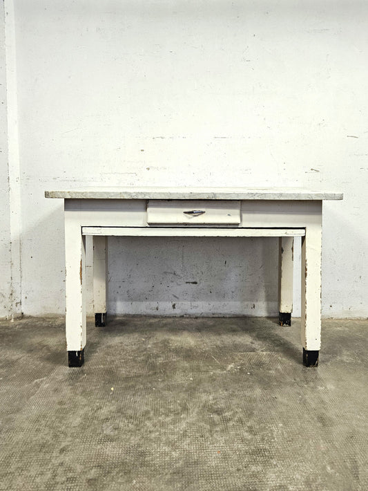 Tavolo da Cucina con Piano in Marmo