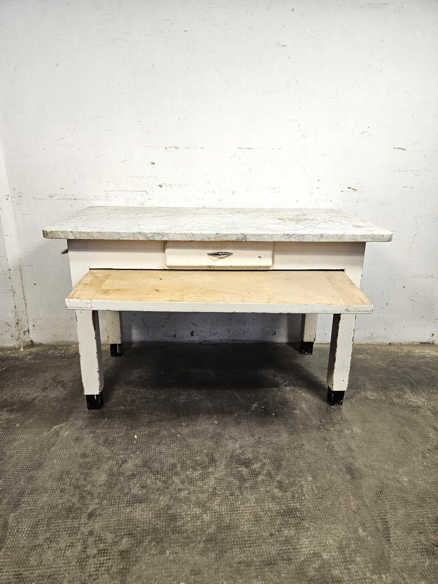 Tavolo da Cucina con Piano in Marmo