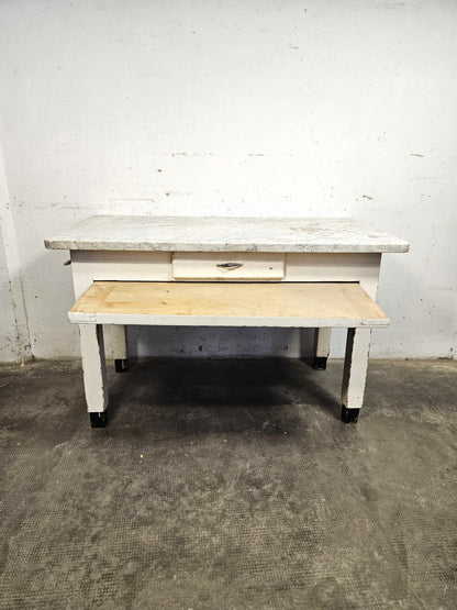 Tavolo da Cucina con Piano in Marmo