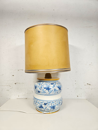 Lampada da Tavolo Vintage Anni '50 in Maiolica