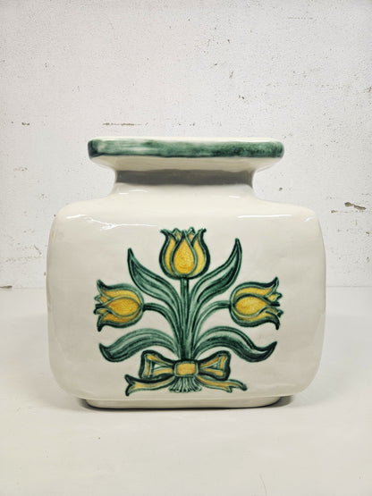 Coppia di Vasi Vintage Anni '70-'80 in Ceramica Thun
