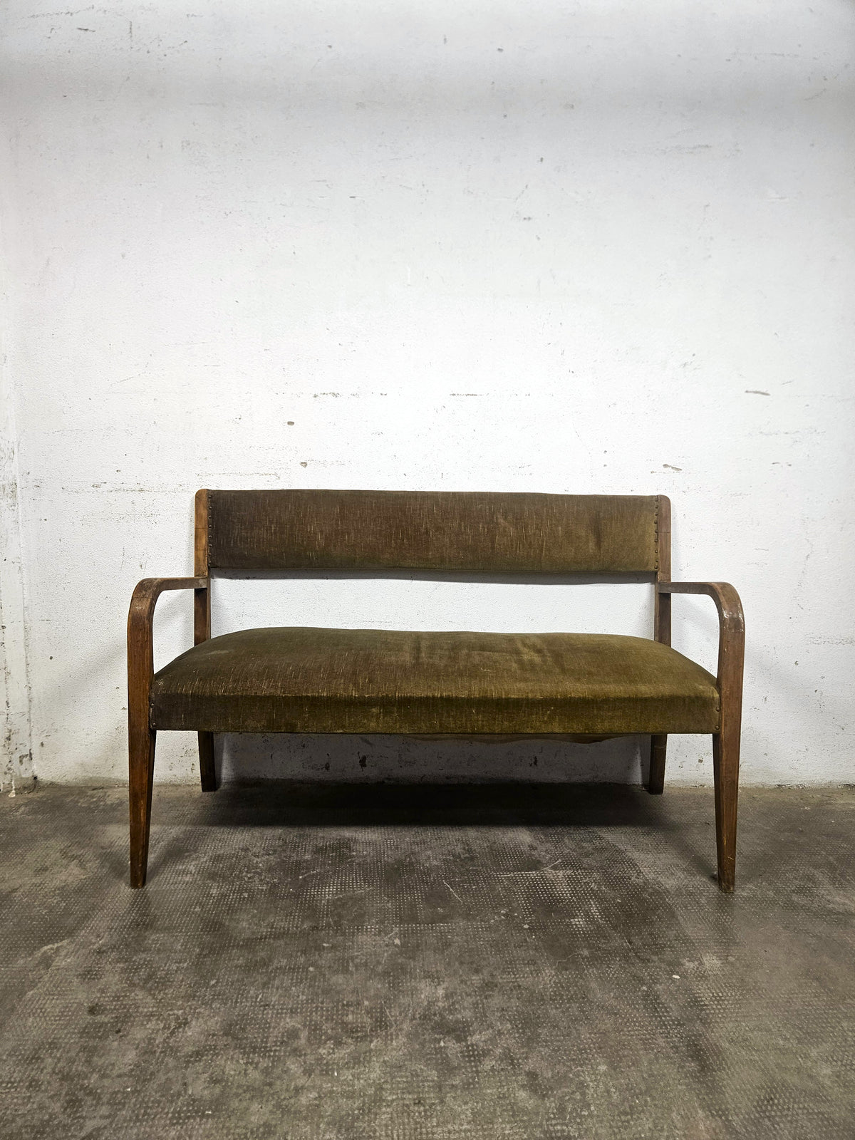 Divanetto Panca a Due Posti Vintage Anni '50
