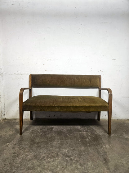 Divanetto Panca a Due Posti Vintage Anni '50