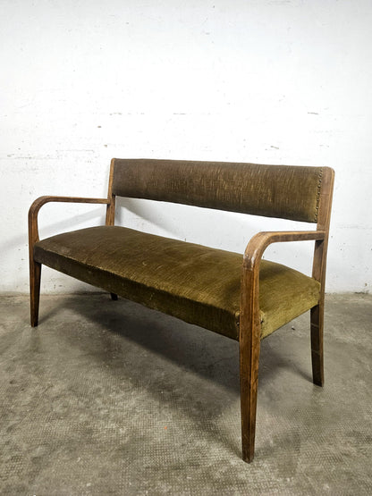 Divanetto Panca a Due Posti Vintage Anni '50